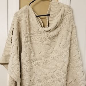 Womens sweater poncho shrug one size